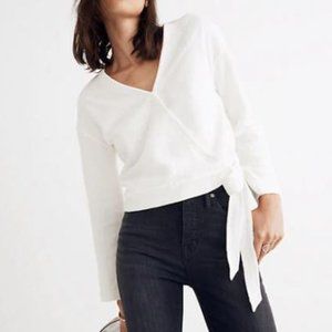 Texture & Thread Wrap Top